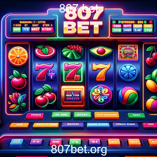 Descubra a Emoção das Máquinas no 807 Bet